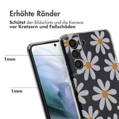 imoshion Design Hülle Samsung Galaxy S21 Plus - Daisy Flower