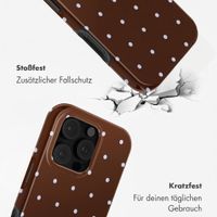 Selencia Vivid Rückabdeckung mit MagSafe Apple iPhone 16 Pro Max - Happy Dots Chocolate