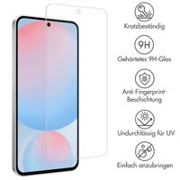 Accezz Displayschutz 2er-pack aus gehärtetem Glas Samsung Galaxy S25 FE