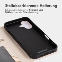 imoshion Design Klapphülle Apple iPhone 16 - Beige Graphic