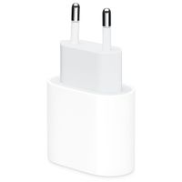 Apple Original USB-C Power Adapter 20 Watt + Original USB-C auf USB-C Ladekabel - 1 Meter - Weiß