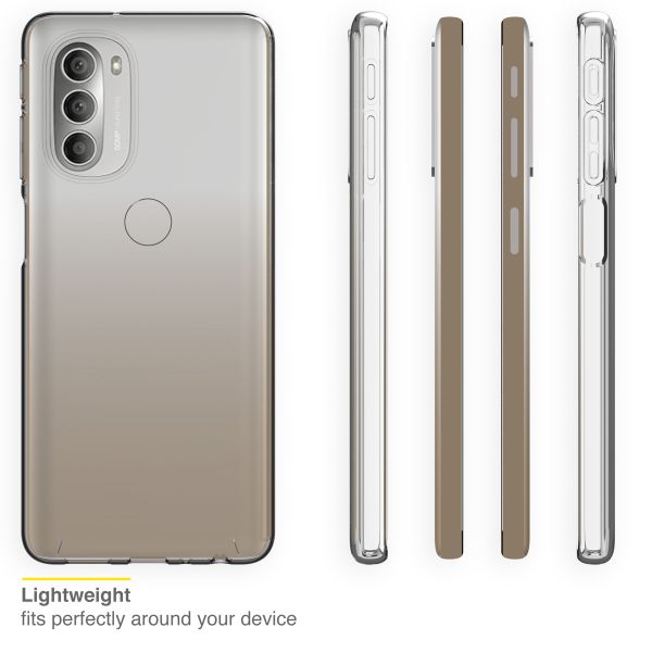 Accezz TPU Clear Cover für das Motorola Moto G51 - Transparent