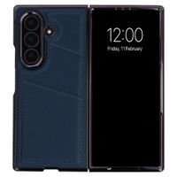 imoshion Kunstleder MagSafe Backcover mit Kartenfach Samsung Galaxy Z Fold 8 Ultra - Dunkelblau
