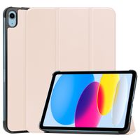imoshion Trifold Klapphülle Apple iPad 11 (2025) 11 Zoll A16 / iPad 10 (2022) 10.9 Zoll - Beige