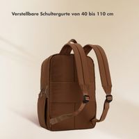 Selencia Vaya Puffy Laptop Rucksack 16 Zoll - Mocha Brown