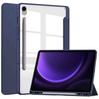 imoshion Trifold Hardcase Klapphülle für das Samsung Tab S10 FE 10.9 Zoll / S9 FE 10.9 Zoll - Dunkelblau