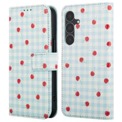 imoshion Design Klapphülle Samsung Galaxy S25 FE - Cherry Check