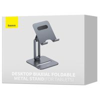 Baseus Desktop Biaxial Foldable Stand - Verstellbar - Für Tablet, Handy oder E-Reader - Grau