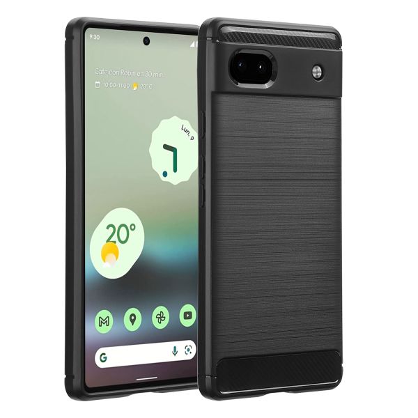 imoshion Brushed Back Cover Google Pixel 6a - Schwarz