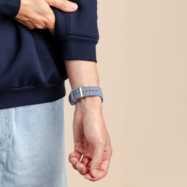 imoshion Corduroy-Band für Apple Watch | 38/40/41/42 mm - Hellblau