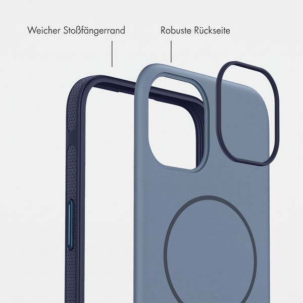 imoshion Color Backcover mit Thin MagSafe Ring Apple iPhone 14 / 13 - Dunkelblau