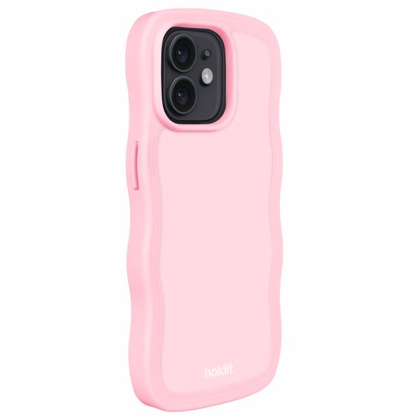 Holdit Wavy Case für das iPhone 12/12 Pro - Pink