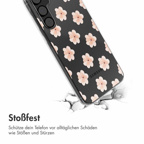 imoshion Design Hülle Samsung Galaxy A55 - Floral Peach