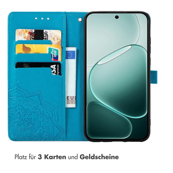 imoshion Mandala Klapphülle Oppo A6 Pro (5G) - Türkis
