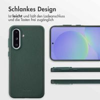 Accezz MagSafe Leather Backcover Samsung Galaxy A36 / A56 - Cedar Green