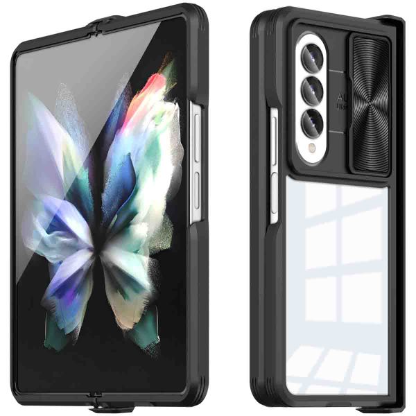 imoshion Back Cover mit Kameraschieber für das Samsung Galaxy Z Fold 4 - Schwarz