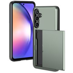 imoshion Backcover mit Kartenfach Samsung Galaxy A55 - Dunkelgrün