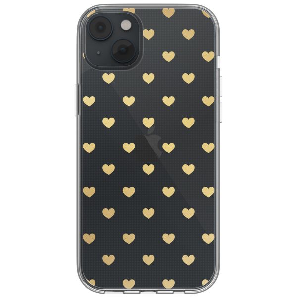 imoshion Design Hülle iPhone 14 - Golden Hearts