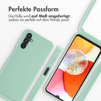 imoshion Silikonhülle mit Band für das Samsung Galaxy A14 (5G/4G) - Mintgrün