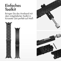 imoshion Edelstahlarmband für das  Samsung Galaxy Watch 8 (40/44mm) / Classic (46mm) - Schwarz