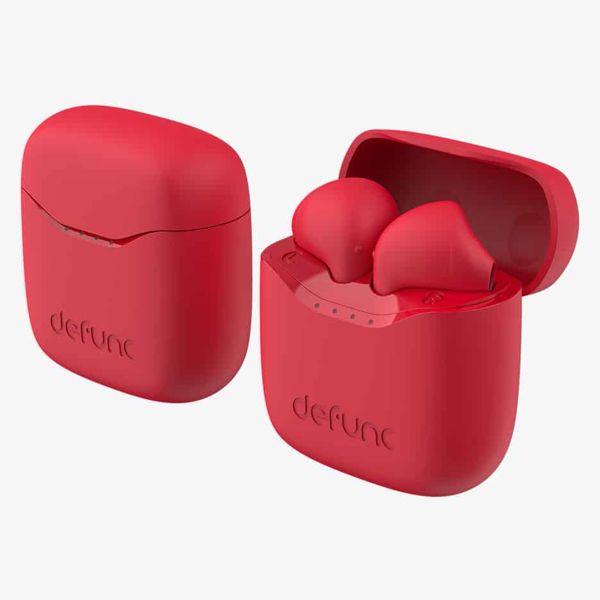 Defunc True Lite Earbuds - In-Ear Kopfhörer - Bluetooth Kopfhörer - Mit Rauschunterdrückungsfunktion - Red