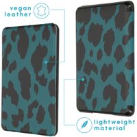 imoshion Design Slim Hard Case Sleepcover für das Amazon Kindle Paperwhite 4 (2018) - Green Leopard