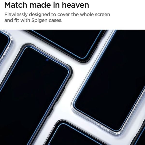 Spigen GLAStR Fit Displayschutzfolie  + Applicator 2-pack für das Samsung Galaxy S24 / S25