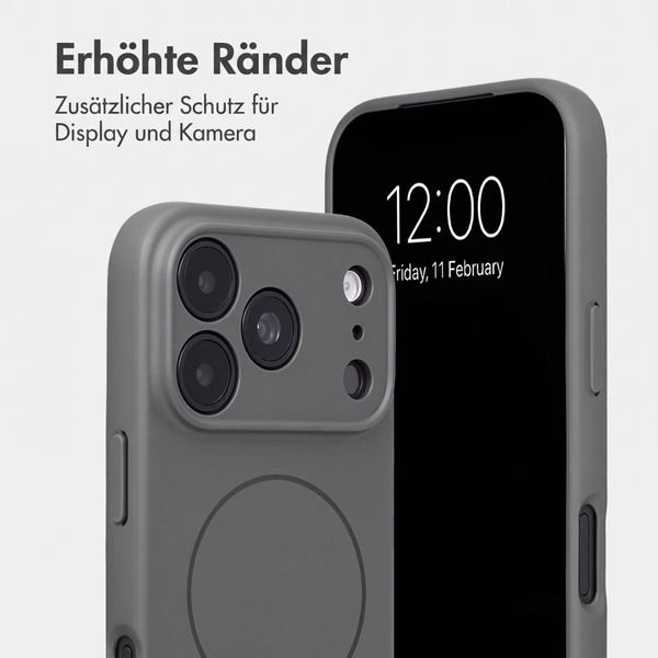 Accezz Grip Backcover mit MagSafe Apple iPhone 18 Pro Max / 17 Pro Max - Grau