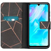 imoshion Design TPU Klapphülle Huawei P30 Lite - Black Graphic