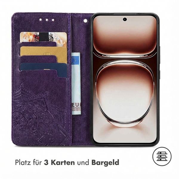 imoshion Mandala Klapphülle Oppo Reno 12 - Violett