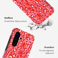 Selencia Vivid Tough Back Cover für das Samsung Galaxy A36 / A56 - Wild Spots Lipstick