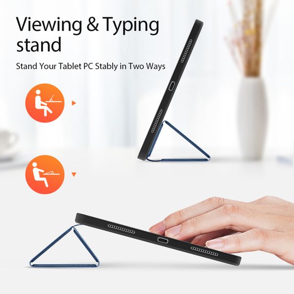 Dux Ducis Domo Klapphülle Apple iPad Air 11 Zoll (2025) M3 / (2024) M2 / Air 5 (2022) / Air 4 (2020) - Dunkelblau