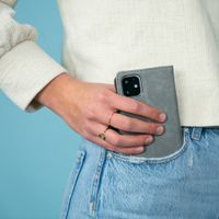 imoshion Luxuriöse Klapphülle Xiaomi Redmi Note 9T (5G) - Grau