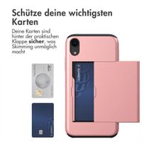 imoshion Backcover mit Kartenfach Apple iPhone Xr - Rosé gold