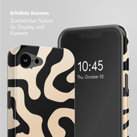 Selencia Vivid Rückabdeckung mit MagSafe Apple iPhone 16e - Art Wave Black