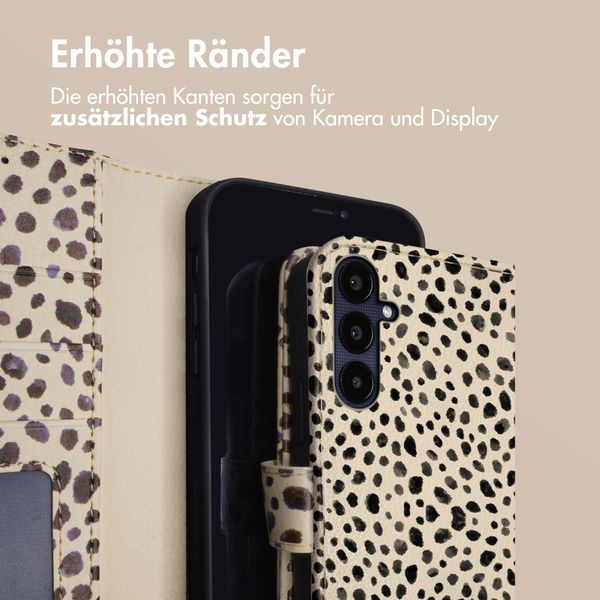 imoshion Design Klapphülle Samsung Galaxy A25 (5G) - Black And White Dots
