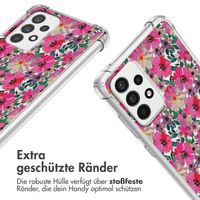 imoshion Design Hülle mit Band Samsung Galaxy A52(s) (5G/4G) - Flower Water