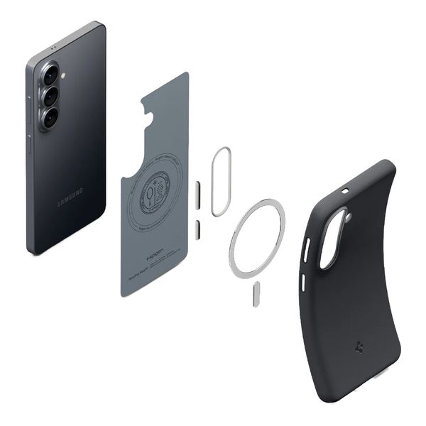 Spigen Nano Pop MagFit Backcover Samsung Galaxy S26 - Black Sesame