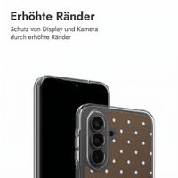 imoshion Design Hülle Samsung Galaxy A18 (4G) / A17 (4G/5G) - Polka Dot Bruin