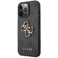 Guess 4G Metal Logo Back Cover Apple iPhone 13 Pro Max - Grau