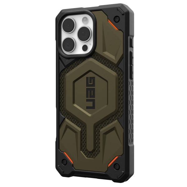 UAG Monarch Pro Backcover Apple iPhone 16 Pro Max - Kevlar Element Green