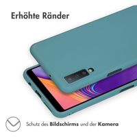 imoshion Color TPU Hülle für das Samsung Galaxy A7 (2018) - Dunkelgrün