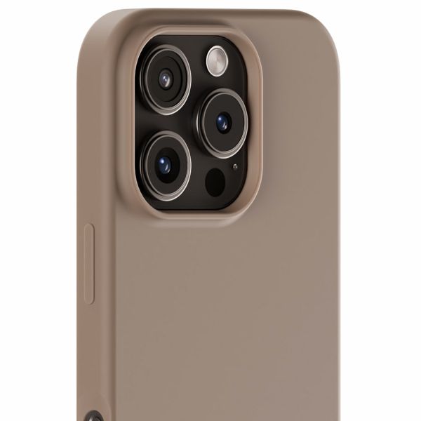 Holdit Silicone Case für das iPhone 16 Pro Max - Mocha Brown