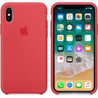 Apple Silikon-Case Red Raspberry für das Apple iPhone X