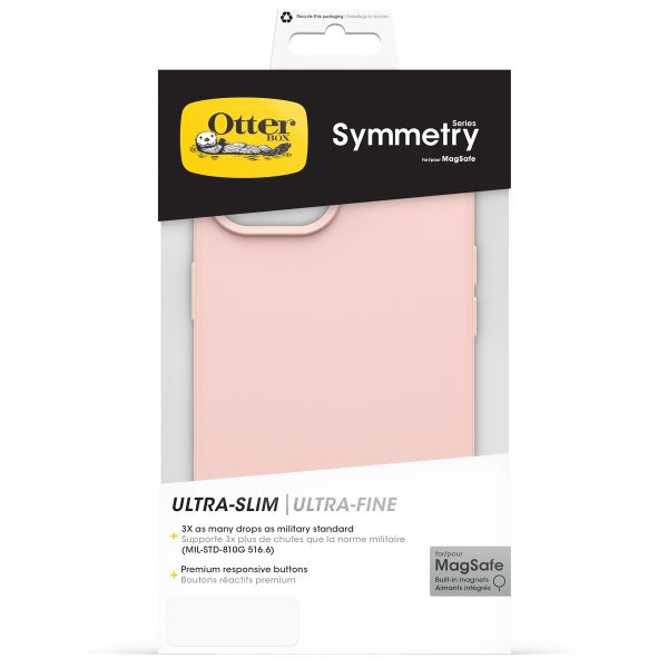 OtterBox Symmetry Backcover MagSafe für das iPhone 15 / 14 / 13 - Ballet Shoes Rose