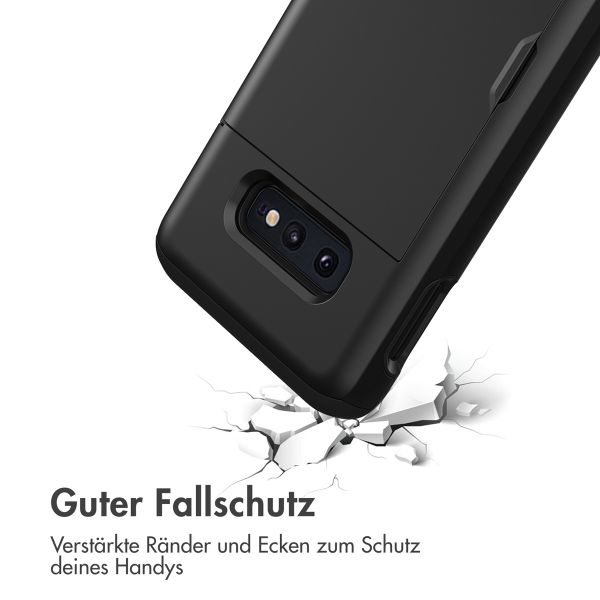 imoshion Backcover mit Kartenfach für das Samsung Galaxy S10e - Schwarz