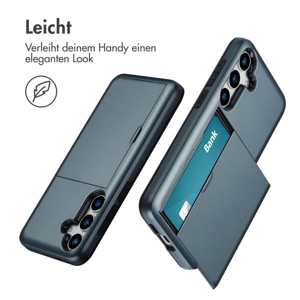 imoshion Backcover mit Kartenfach Samsung Galaxy S25 Plus - Dunkelblau