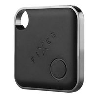 Fixed Tag - Bluetooth Tracker für iOS - 4 Pack - Schwarz / Weiß