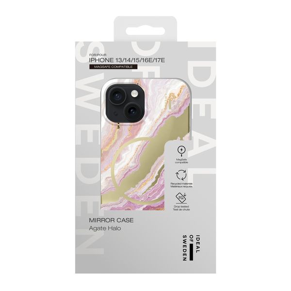 iDeal of Sweden Mirror Case Apple iPhone 17e / 16e / 15 / 14 / 13 - Agate Halo