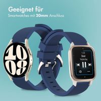 imoshion Flexibles Silikonarmband - Universeller 20-mm-Anschluss - Dunkelblau